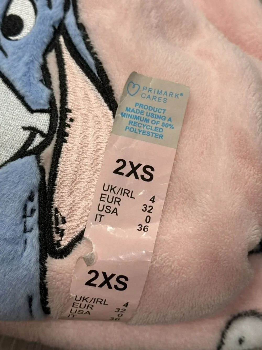 New Pair Of Ladies Pajamas Pink Disney Eeyore 2XS Soft OC6 - Picture 2 of 3
